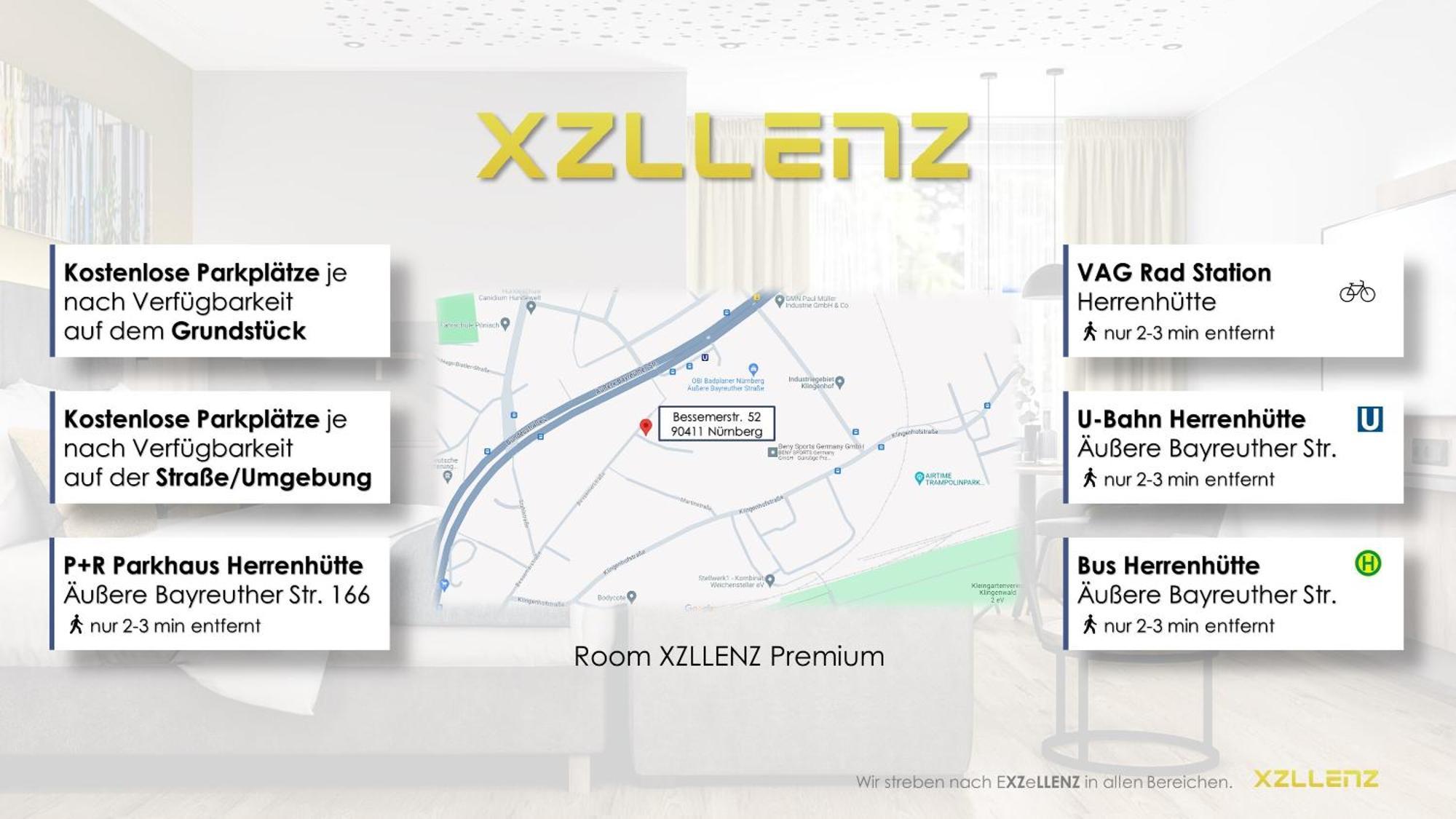 Xzllenz Traum Studio-Apartment, Frei-Parken, U-Bahn, Kueche Nuremberg Exterior photo