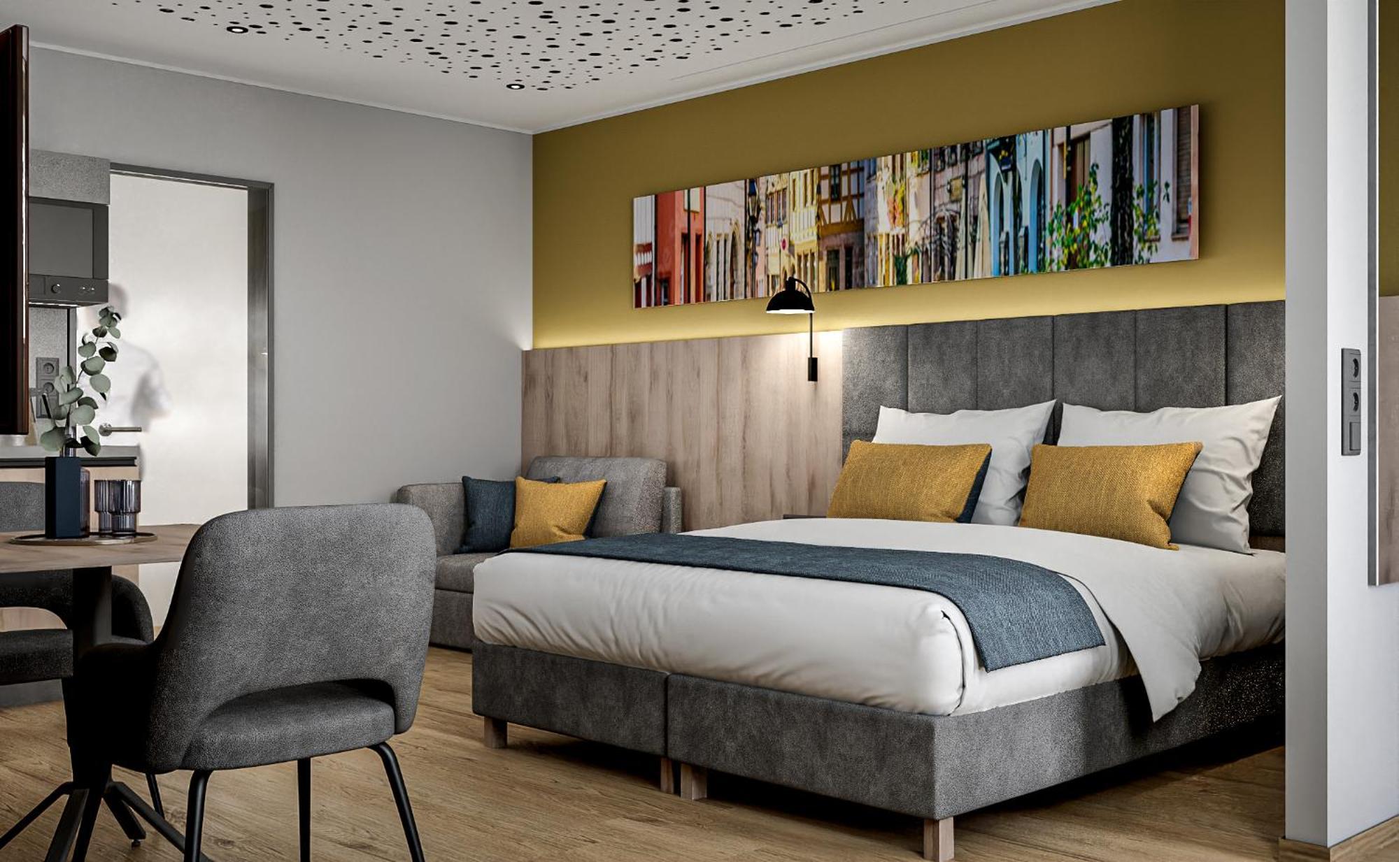 Xzllenz Traum Studio-Apartment, Frei-Parken, U-Bahn, Kueche Nuremberg Room photo