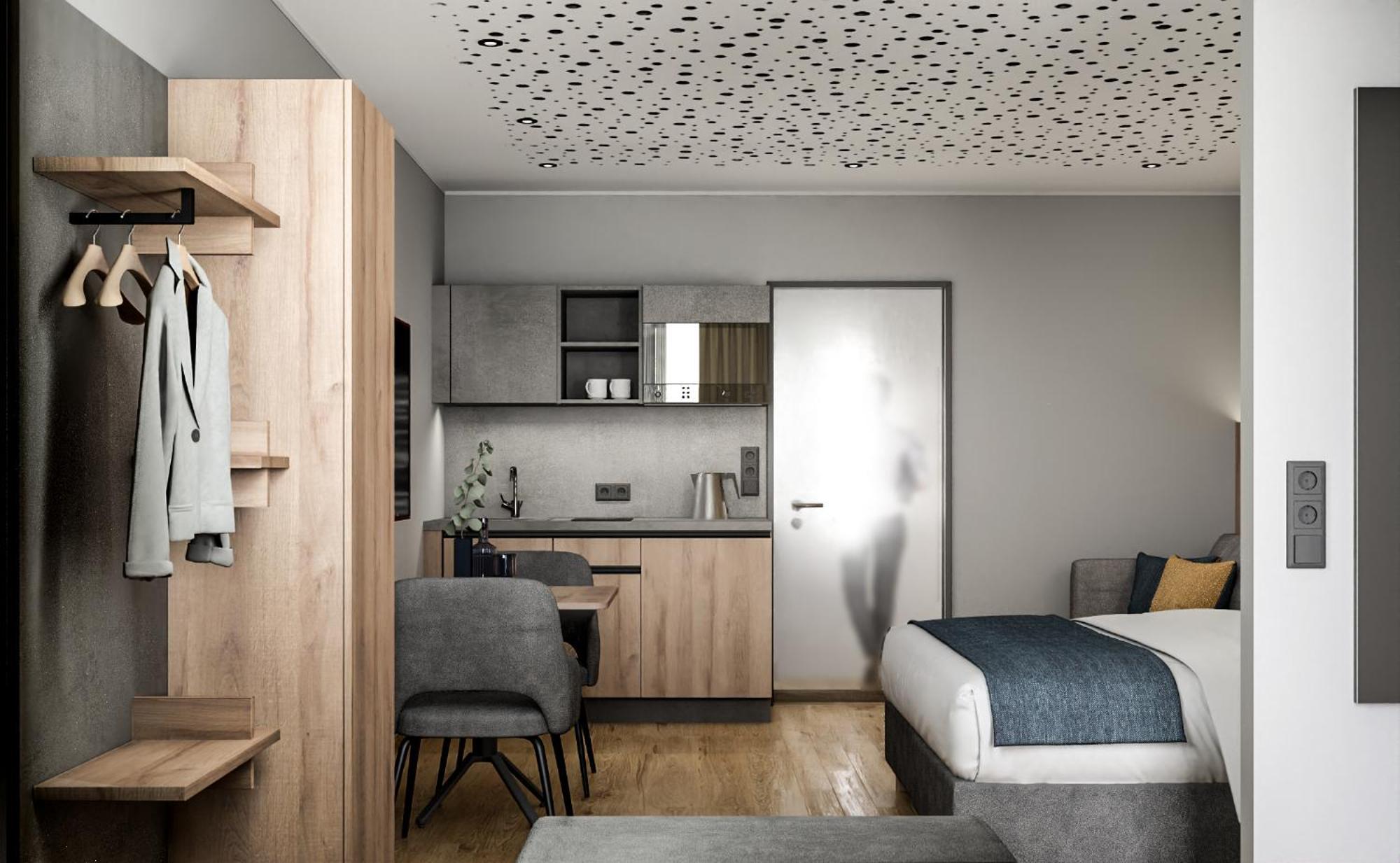 Xzllenz Traum Studio-Apartment, Frei-Parken, U-Bahn, Kueche Nuremberg Room photo